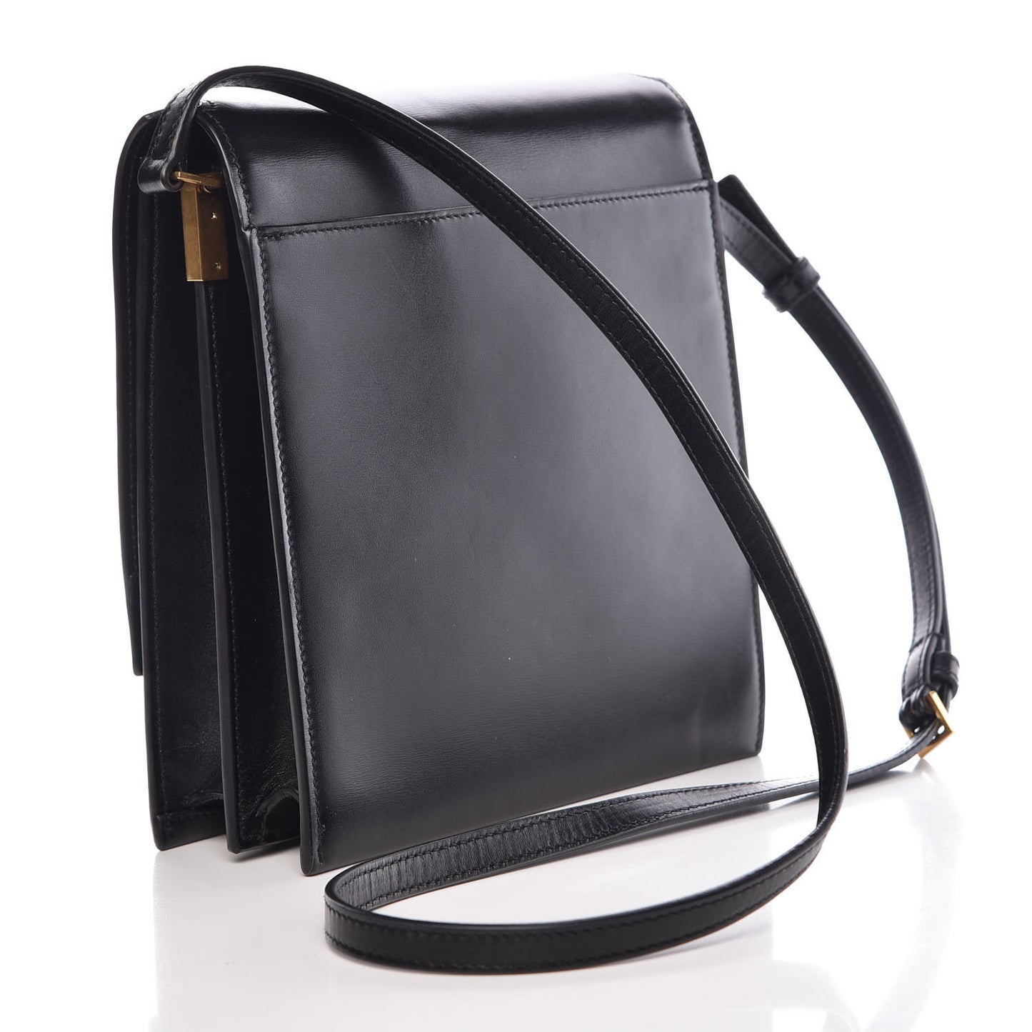 Calfskin Sao Shoulder Bag Black