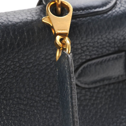 Hermes Fjord Kelly Retourne 32 Bleu Marine 17 of 17