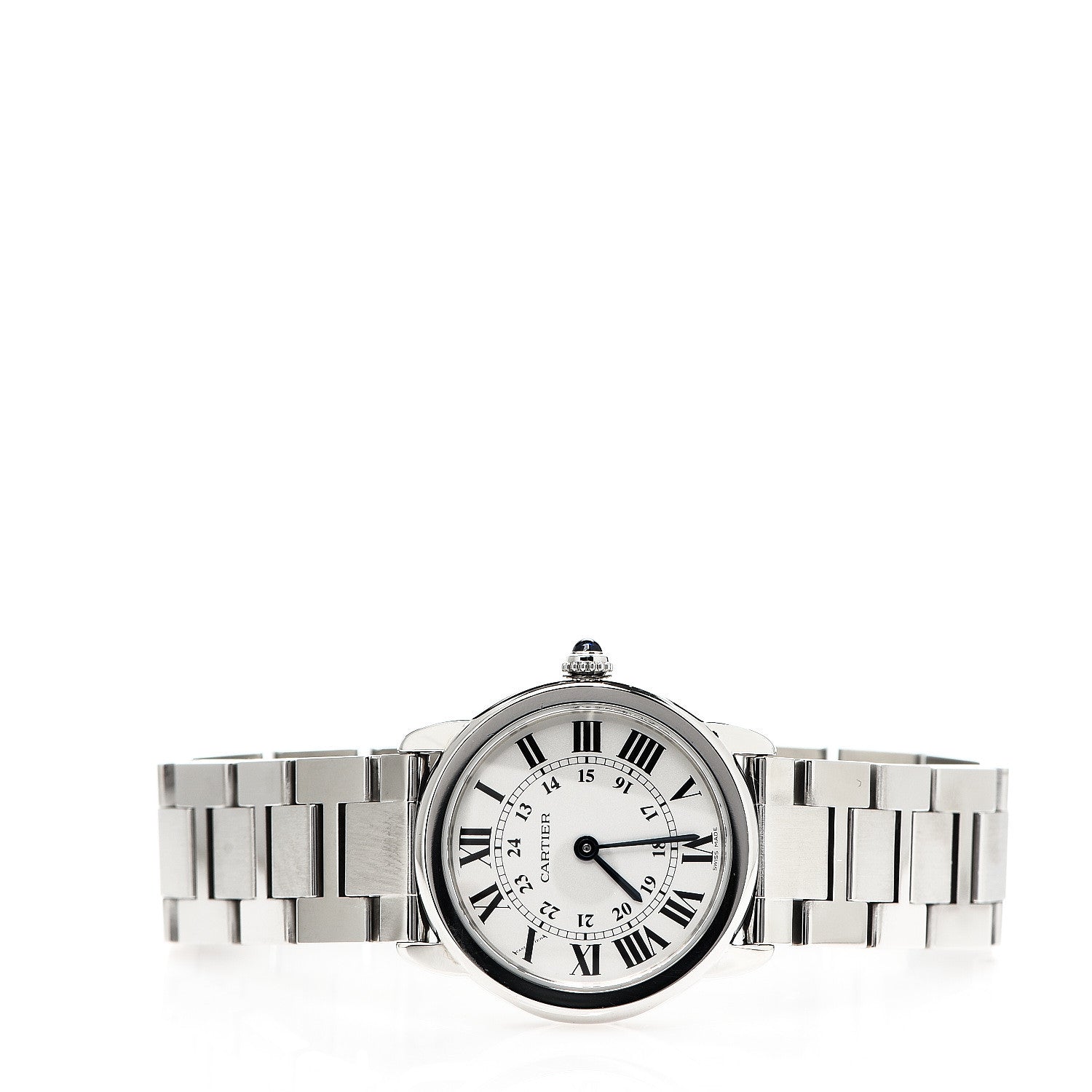 Cartier Stainless Steel 29mm Ronde Solo Quartz Watch 2 of 6