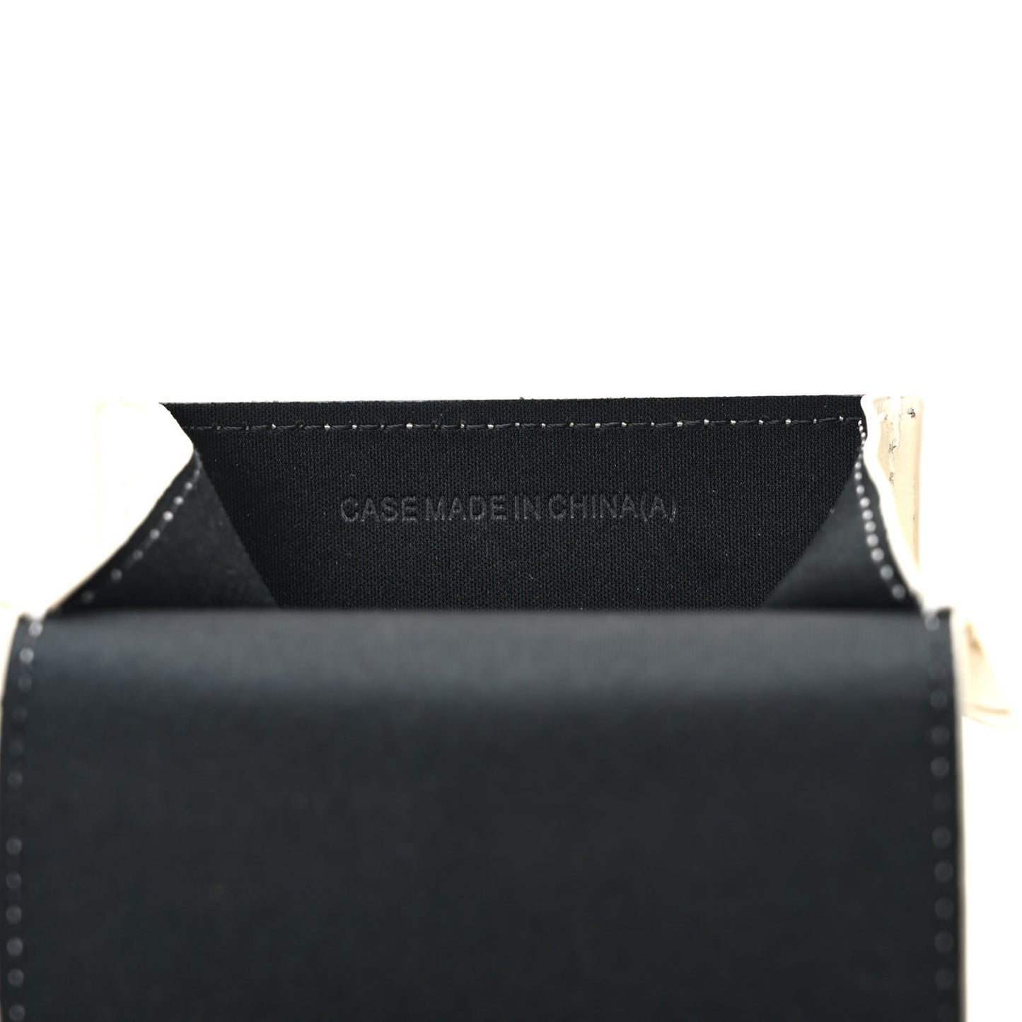 Smooth Calfskin Sunglasses Pouch White