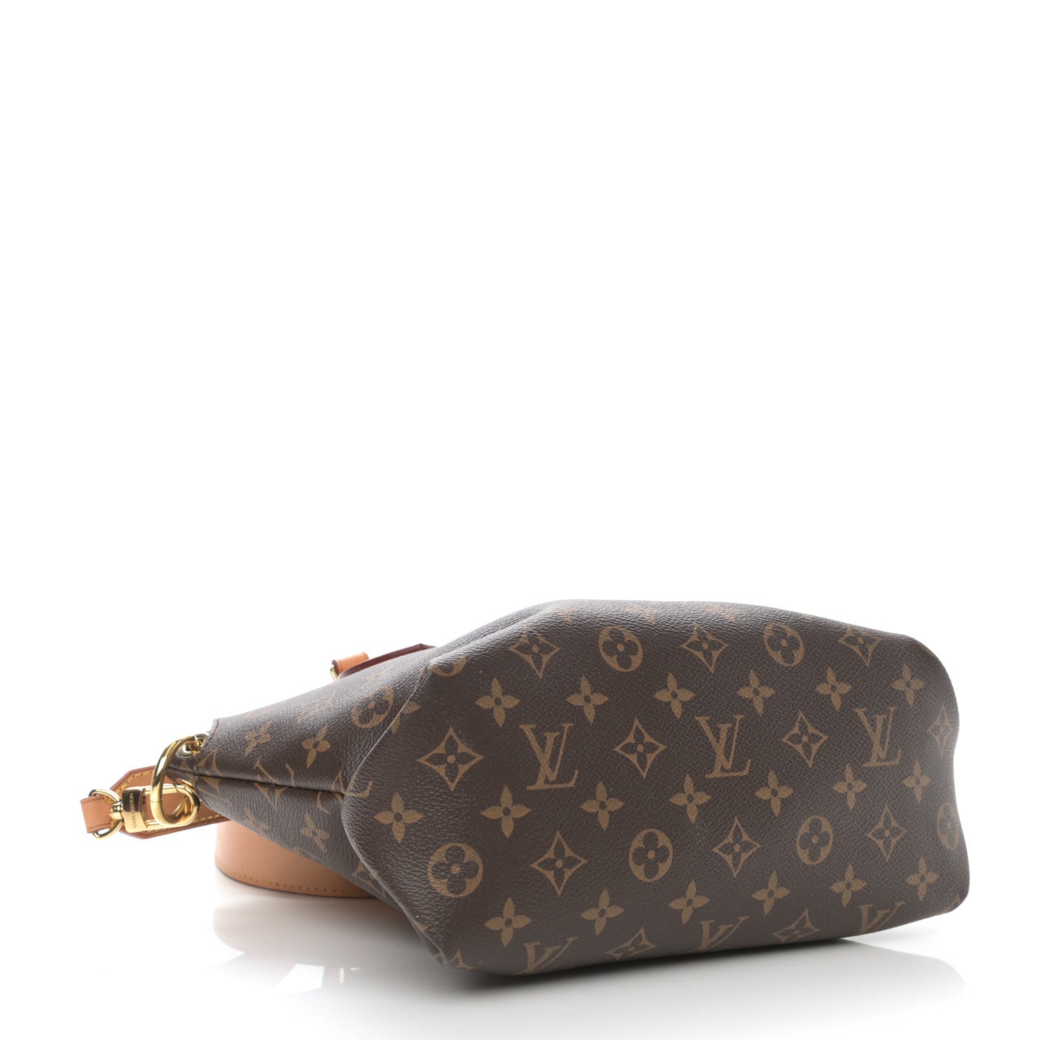 Louis Vuitton Monogram Flower Zipped Tote PM Beige 3 of 8