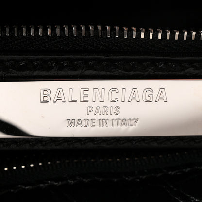 Balenciaga Agneau Arena Silver Hardware Medium Le City Black 6 of 10