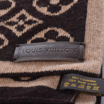 Louis Vuitton Cashmere Monogram Inventeur Scarf 3 of 4