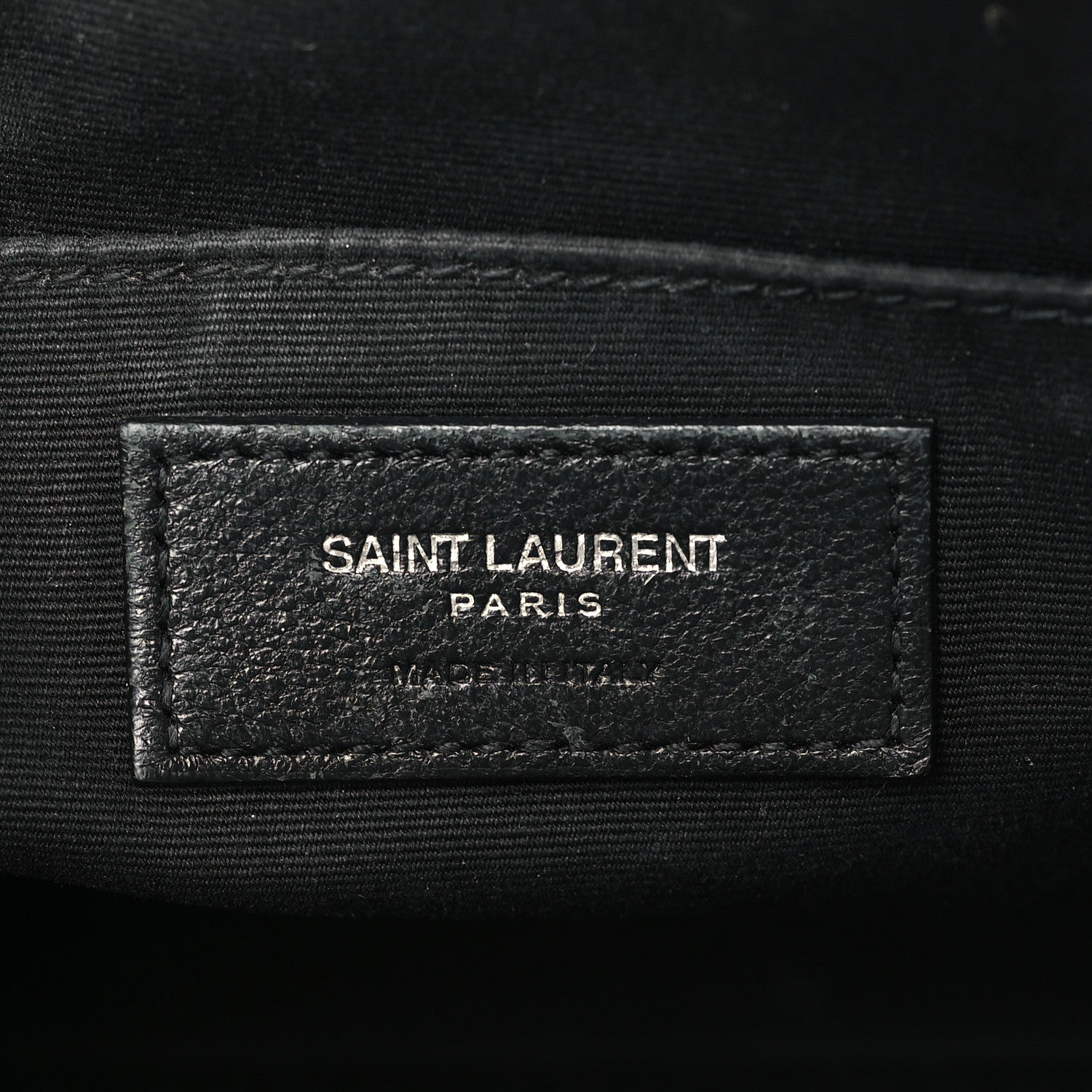 Saint Laurent Lambskin Monogram Small Lou Camera Bag Black 6 of 10