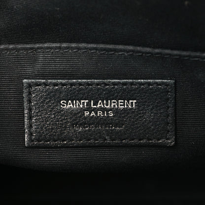Saint Laurent Lambskin Monogram Small Lou Camera Bag Black 6 of 10