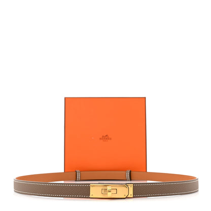 Hermes Epsom Kelly Belt Etoupe 5 of 5