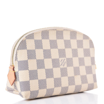 Louis Vuitton Damier Azur Cosmetic Pouch 3 of 7
