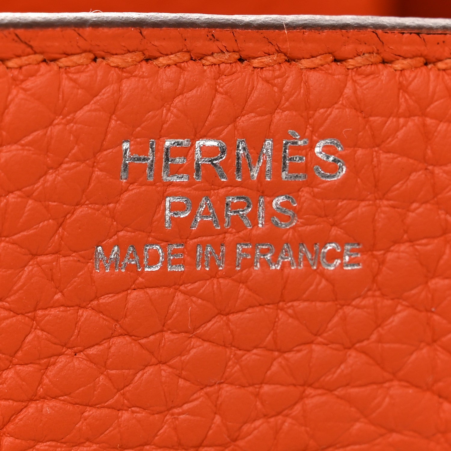 Hermes Taurillon Clemence Birkin 30 Feu 6 of 11
