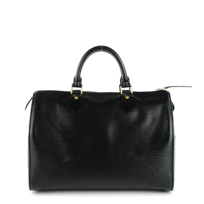 Louis Vuitton Epi Speedy 30 Black 1 of 7