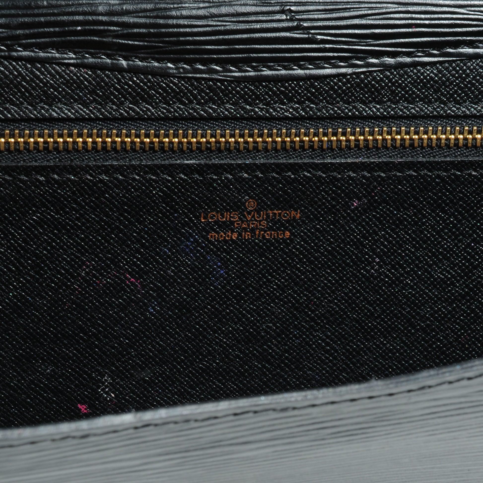 Louis Vuitton Epi Art Deco Clutch Black 7 of 8