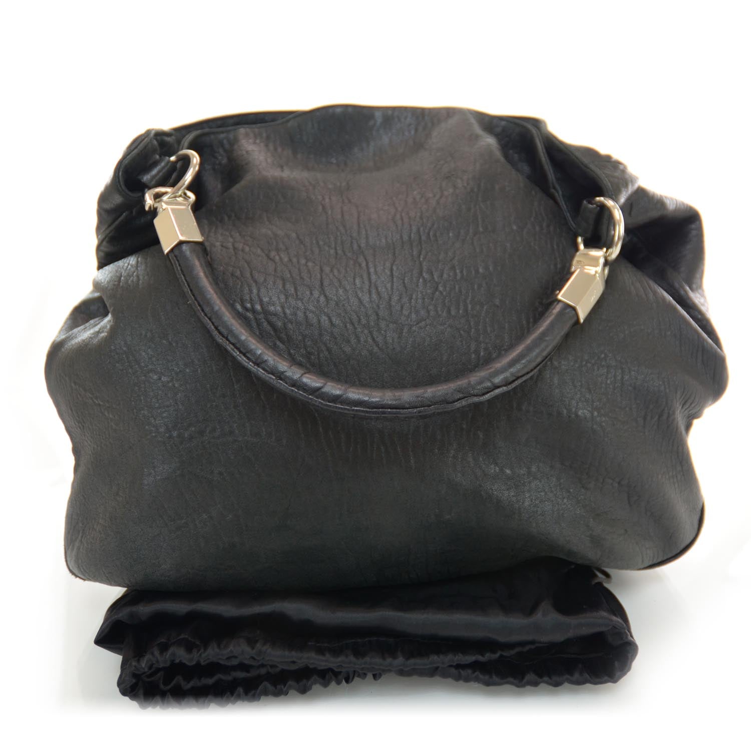 Saint Laurent Leather Large Roady Hobo Black 3 of 7