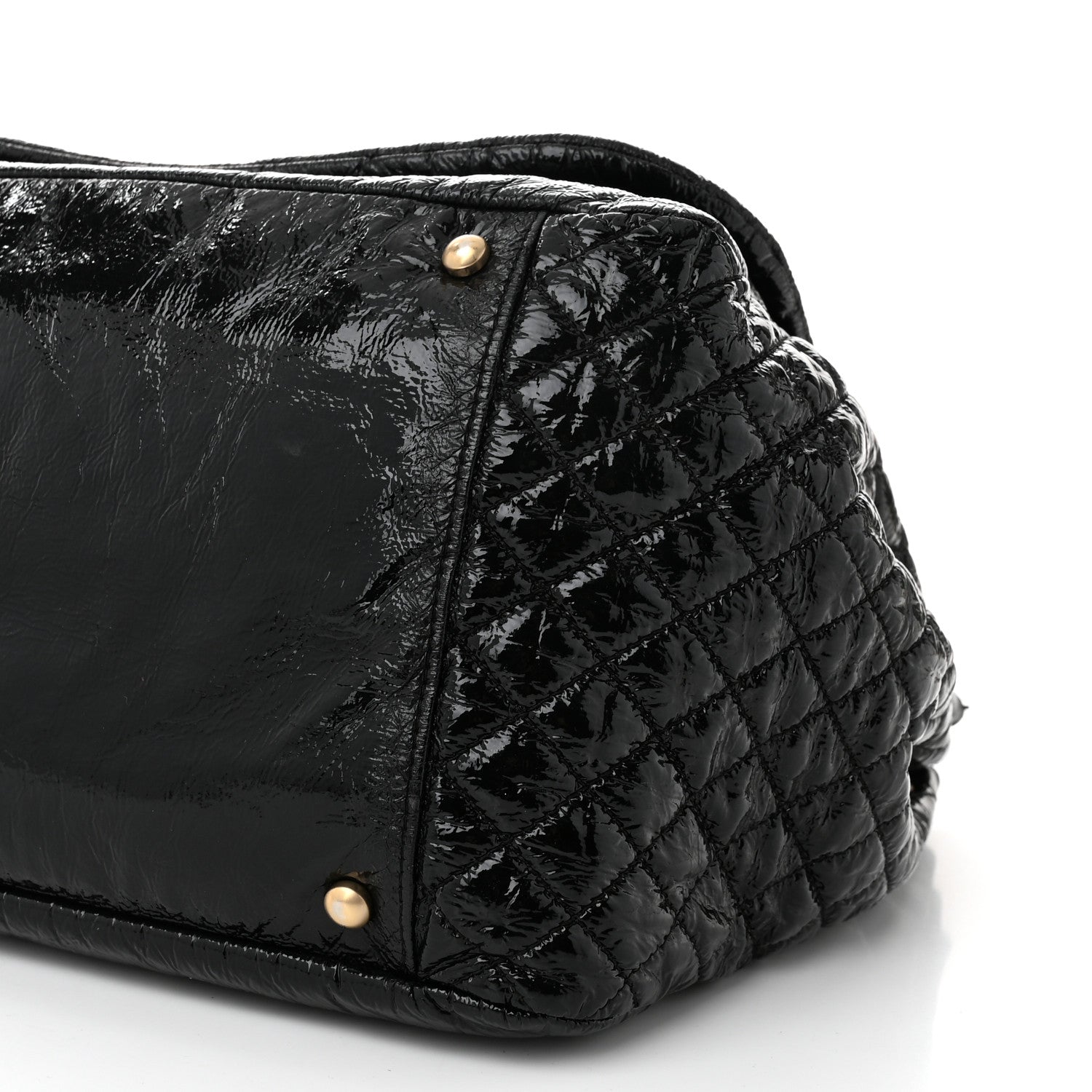 Chanel Vinyl XL Rock and Chain Flap Black 10 of 12