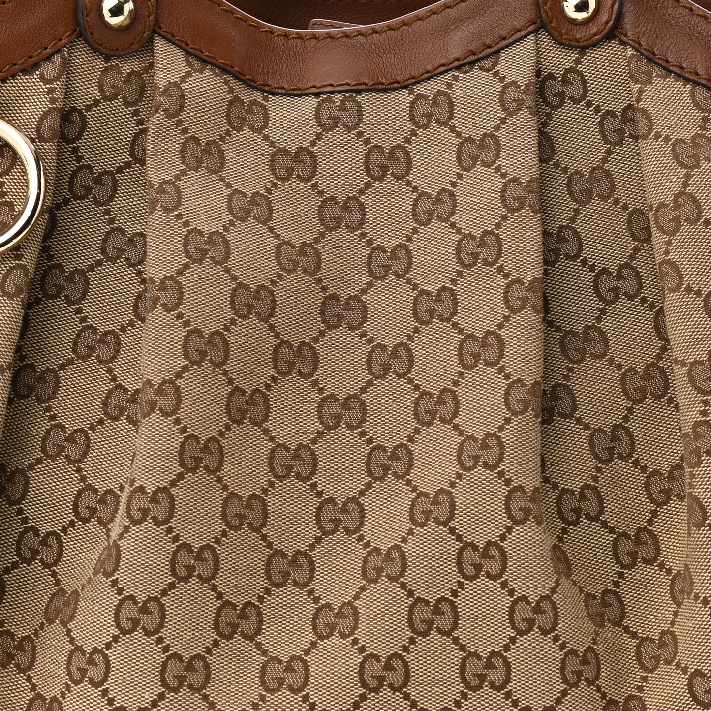 Monogram Medium Sukey Tote Brown