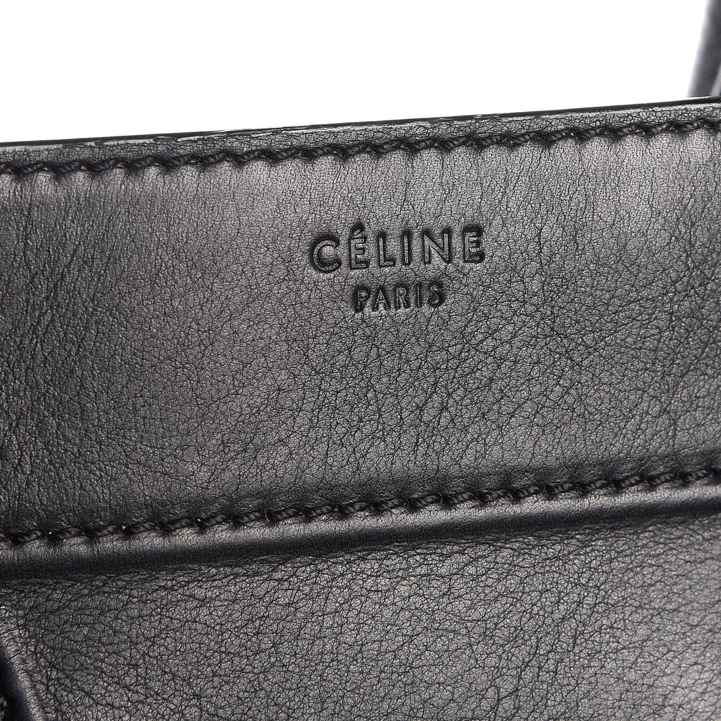 Smooth Calfskin Medium Phantom Luggage Black