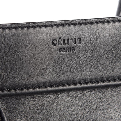 Celine Smooth Calfskin Medium Phantom Luggage Black 5 of 13