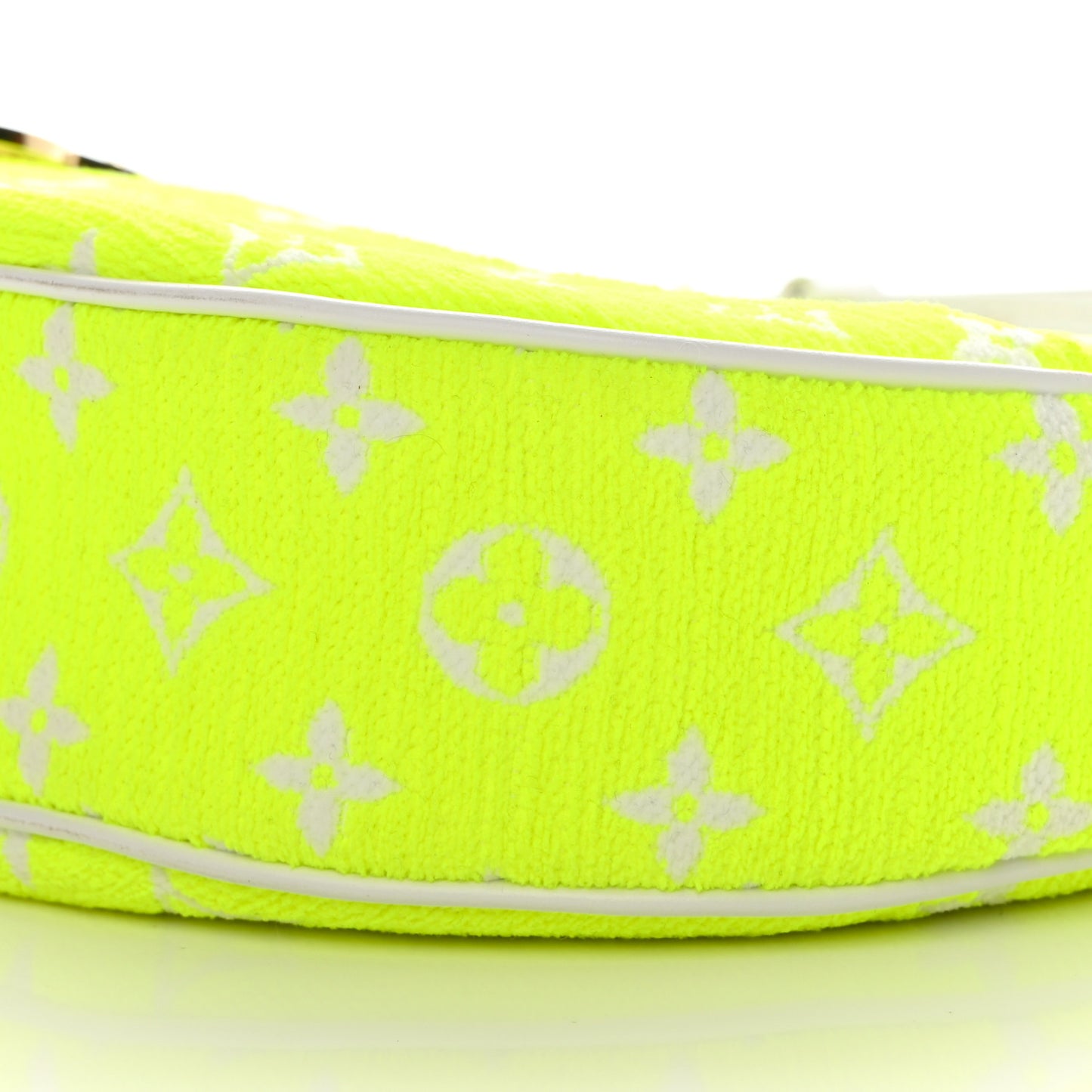 Monogram Jacquard Velvet Loop Yellow