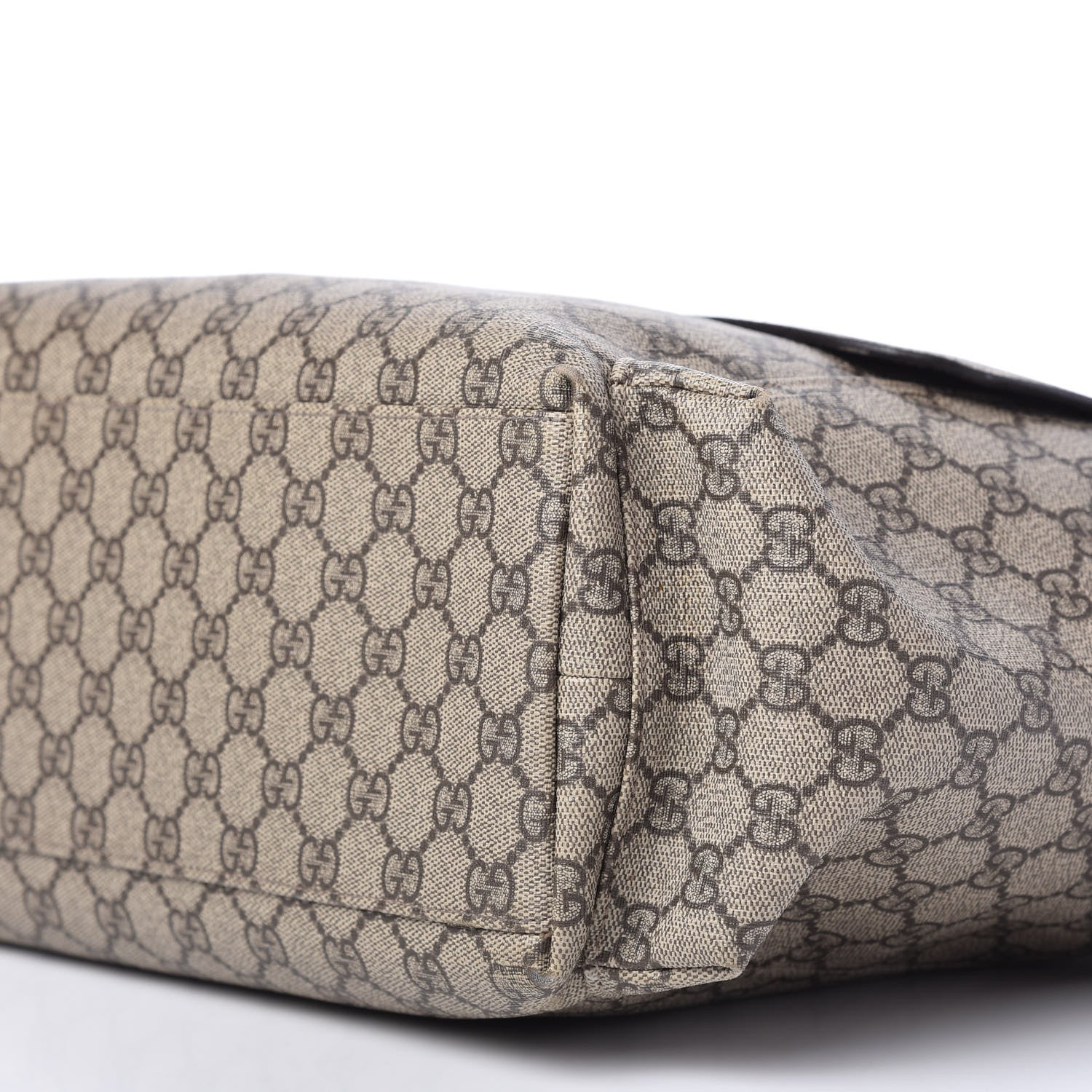 Gucci GG Plus Monogram Messenger Diaper Bag Dark Brown 7 of 10