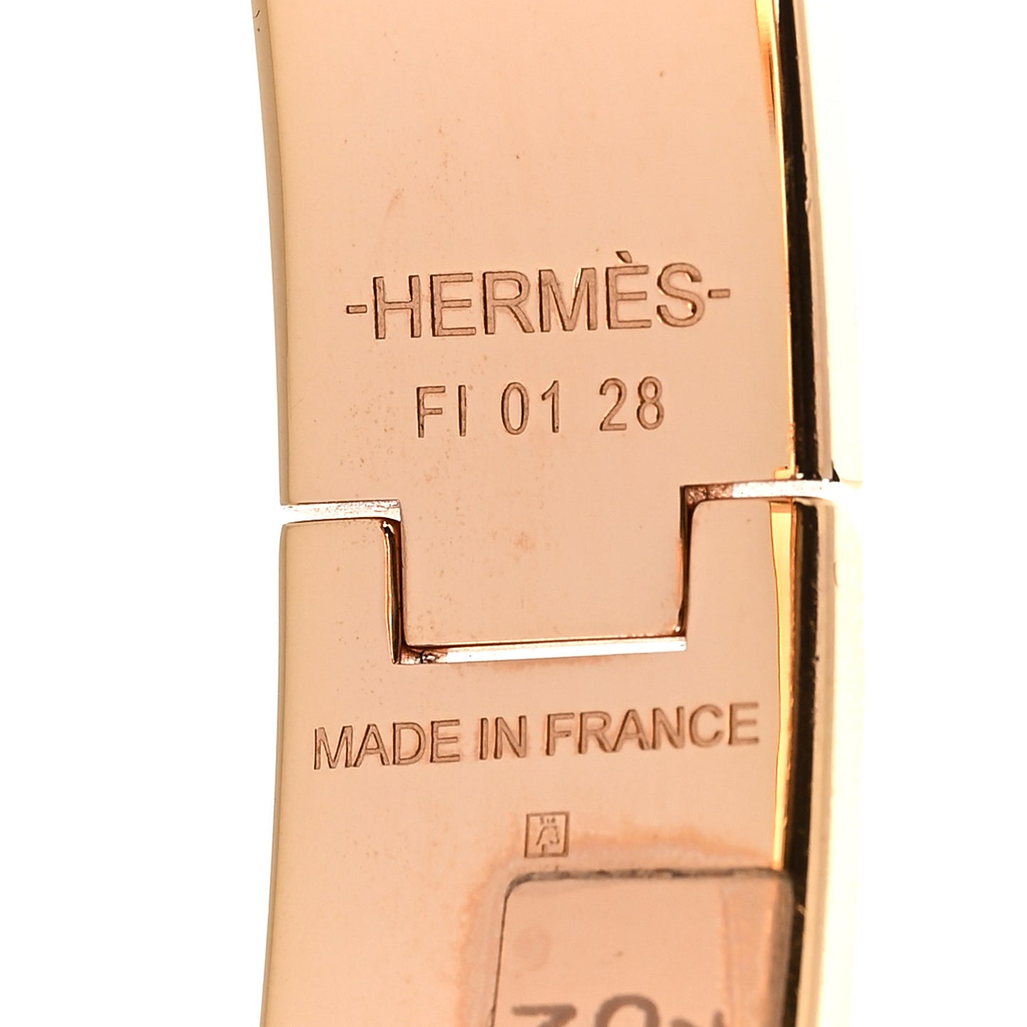 Enamel Narrow Clic Clac H Bracelet PM Black