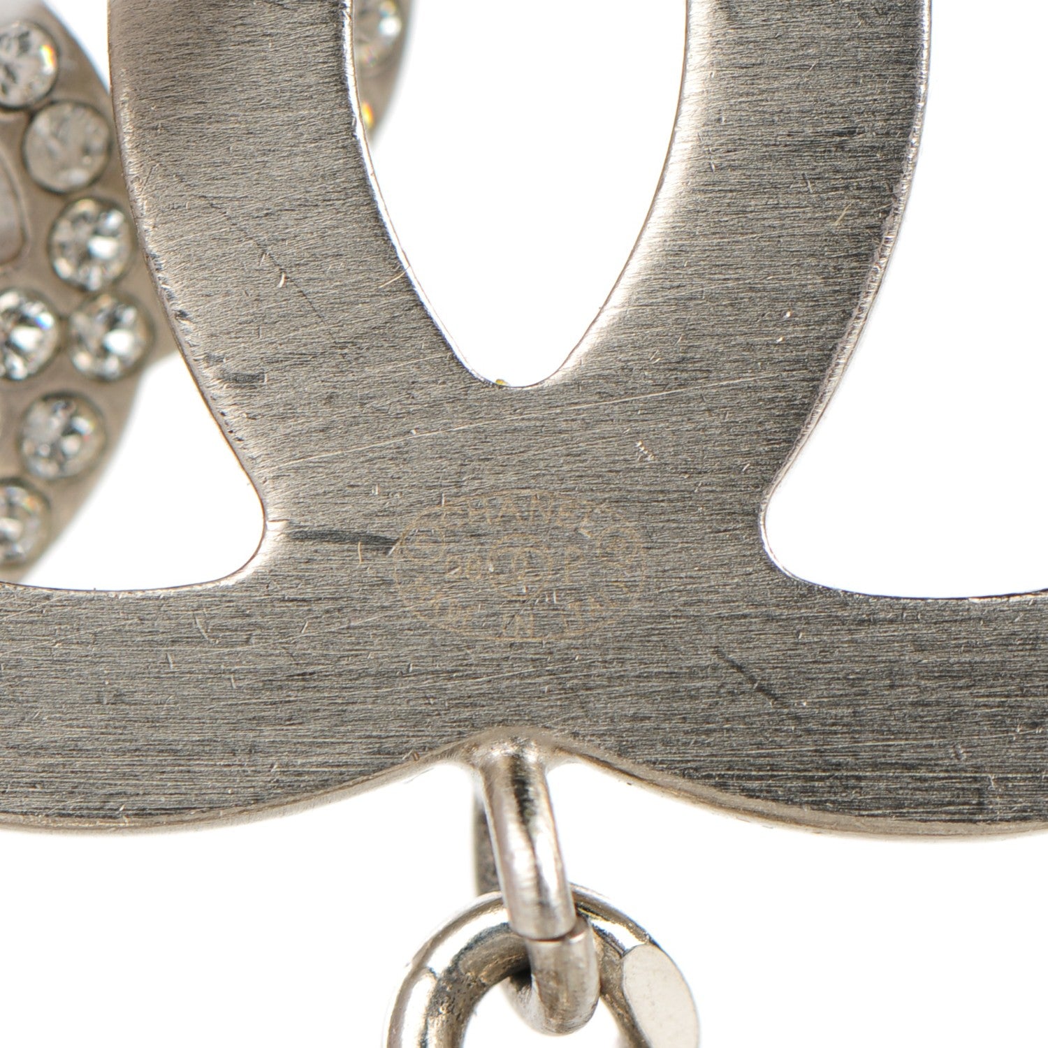 Chanel Crystal CC Charm Chain Belt Silver 7 of 7