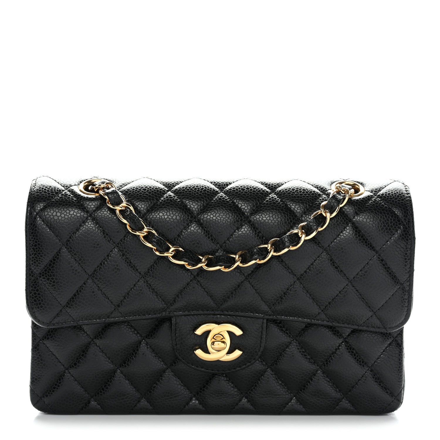 Chanel Caviar Quilted Small Double Flap Black 1 of 11