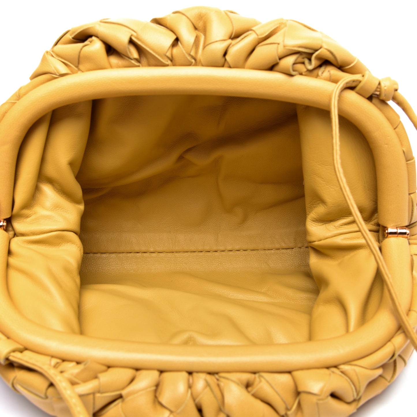 Nappa Intrecciato The Mini Pouch Buttercup