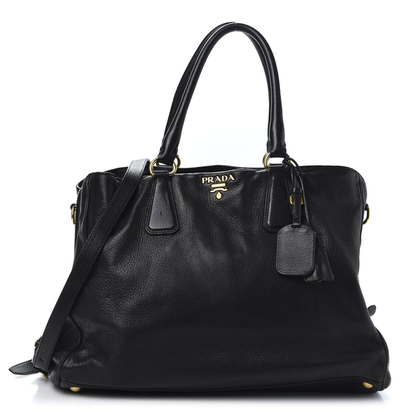 Goatskin Shoulder Bag Black