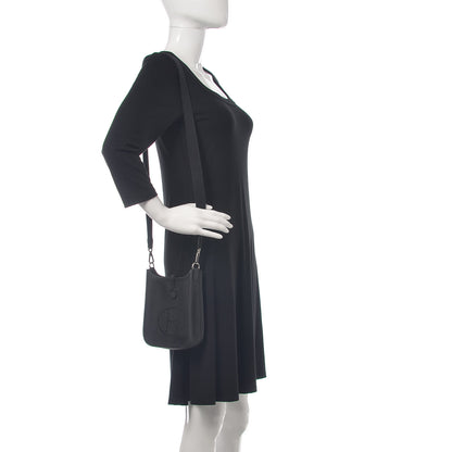 Hermes Taurillon Clemence Evelyne TPM Black 2 of 10