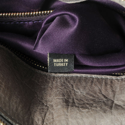 Miu Miu Vitello Lux Leather Large Bag Gray 8 of 9