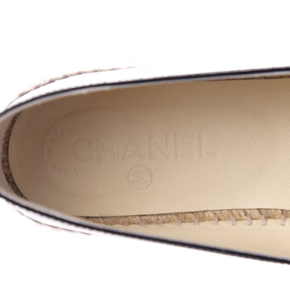 Chanel Patent CC Espadrilles 38 Navy 9 of 11