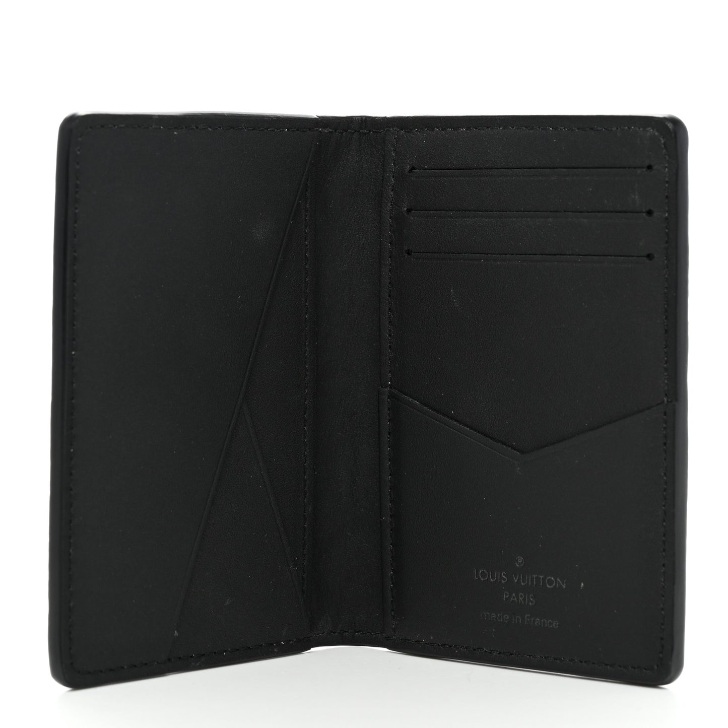Taurillon Monogram Pocket Organizer Black