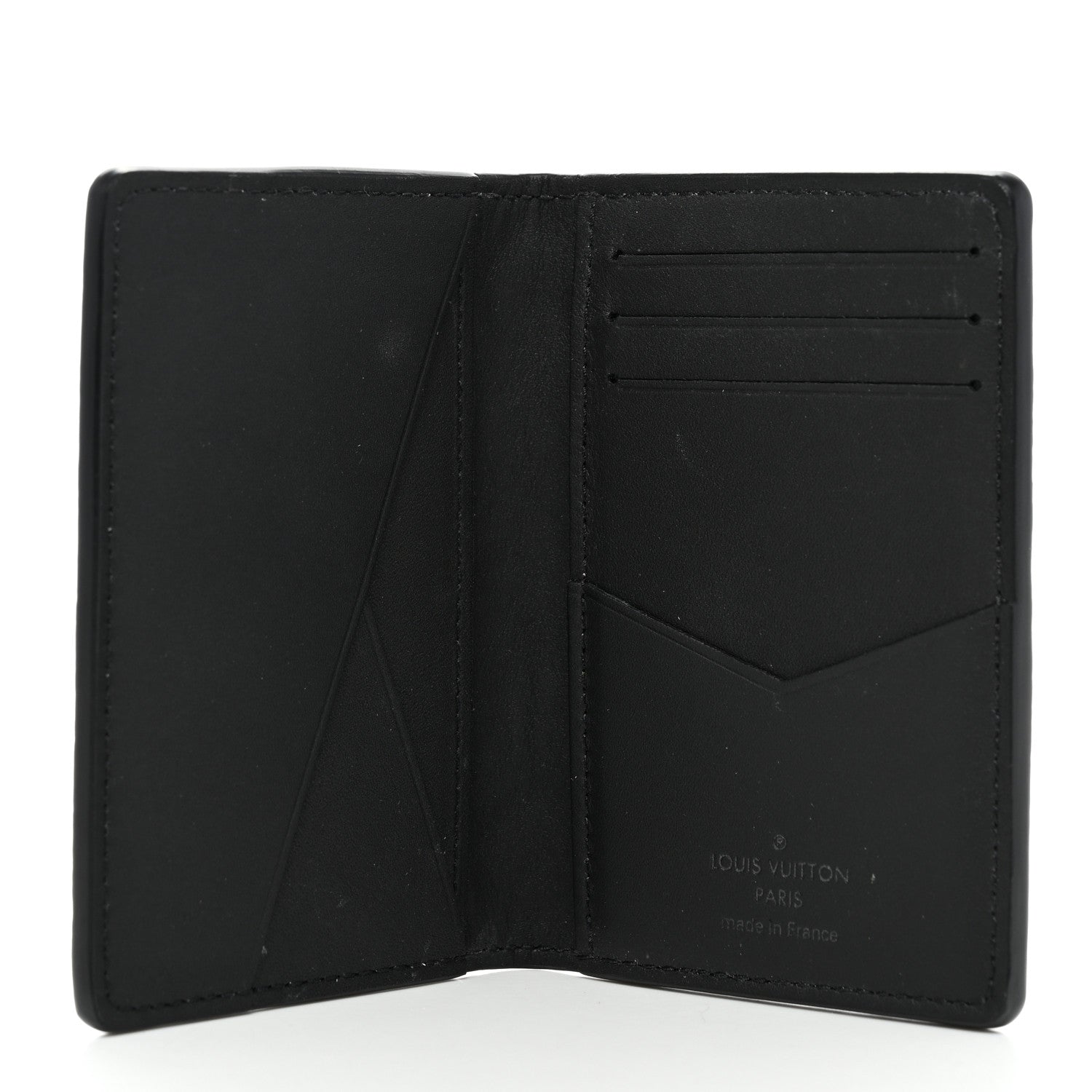 Louis Vuitton Taurillon Monogram Pocket Organizer Black 5 of 6