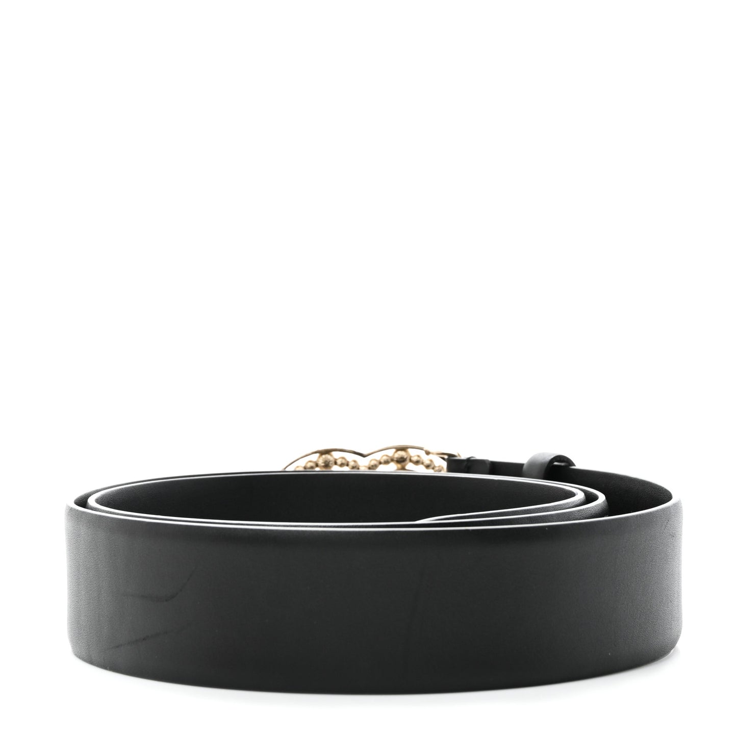 Pearl Crystal Sparkling Pearls CC Belt 90 36 Black
