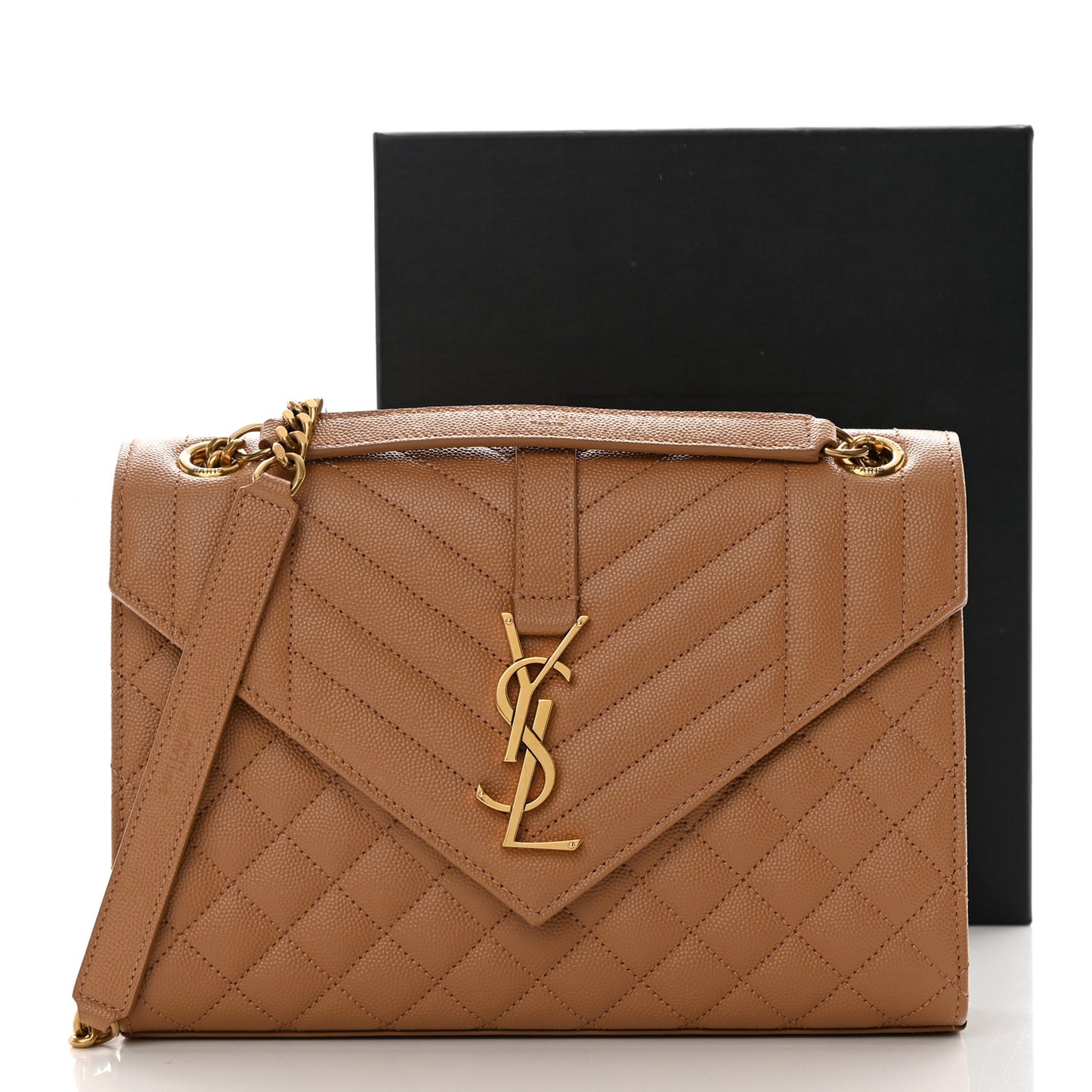 Grain De Poudre Textured Mixed Matelasse Triquilt Medium Monogram Satchel Dune