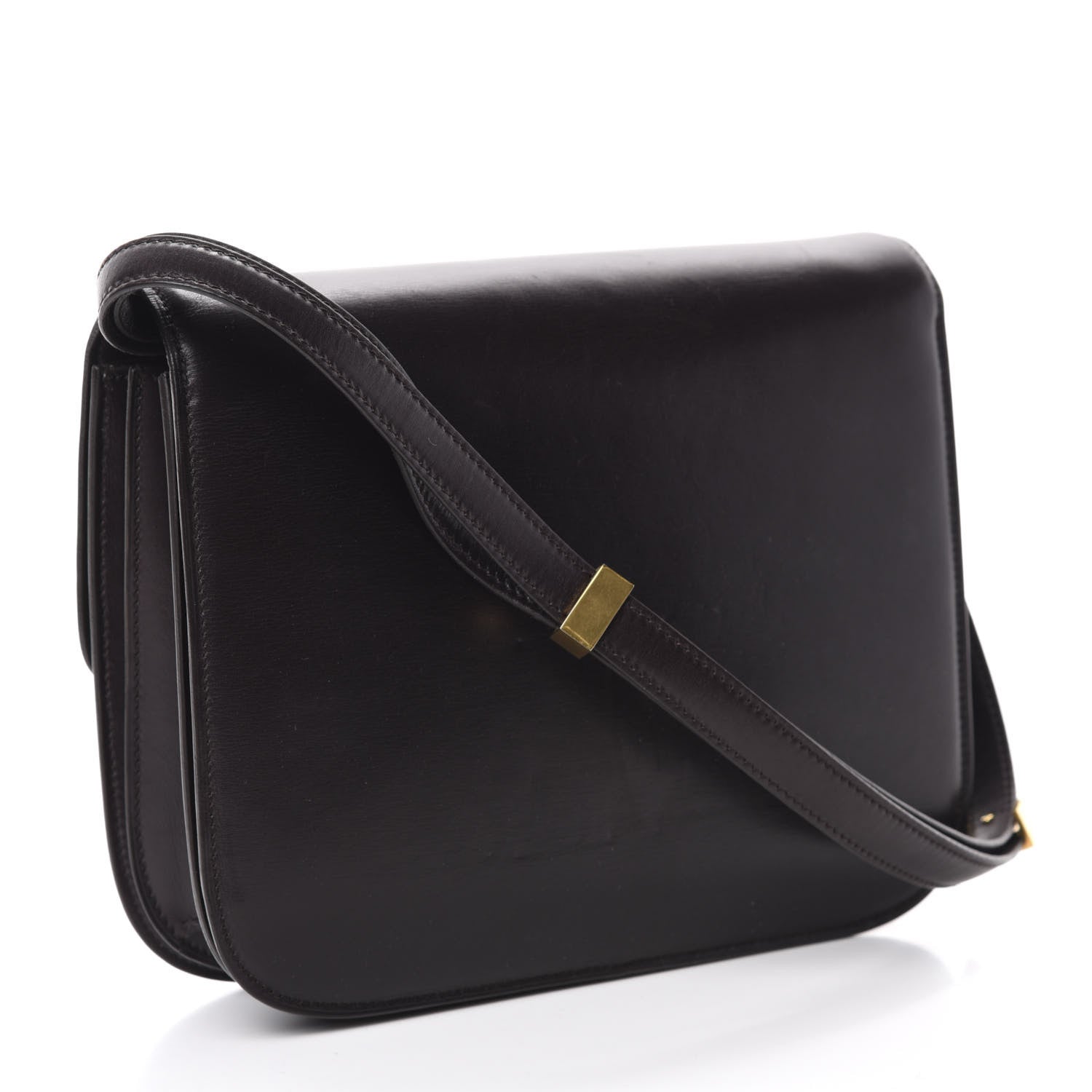 Celine Box Calfskin Medium Classic Box Flap Bag Espresso 3 of 13