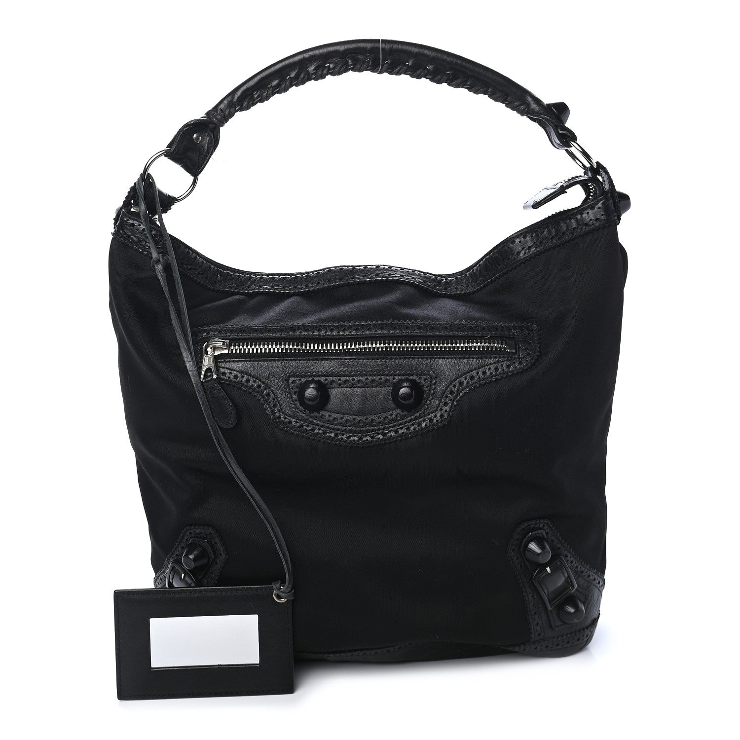 Balenciaga Jersey Giant Brogues Hardware Day Hobo Black 1 of 8