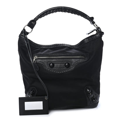 Balenciaga Jersey Giant Brogues Hardware Day Hobo Black 1 of 8