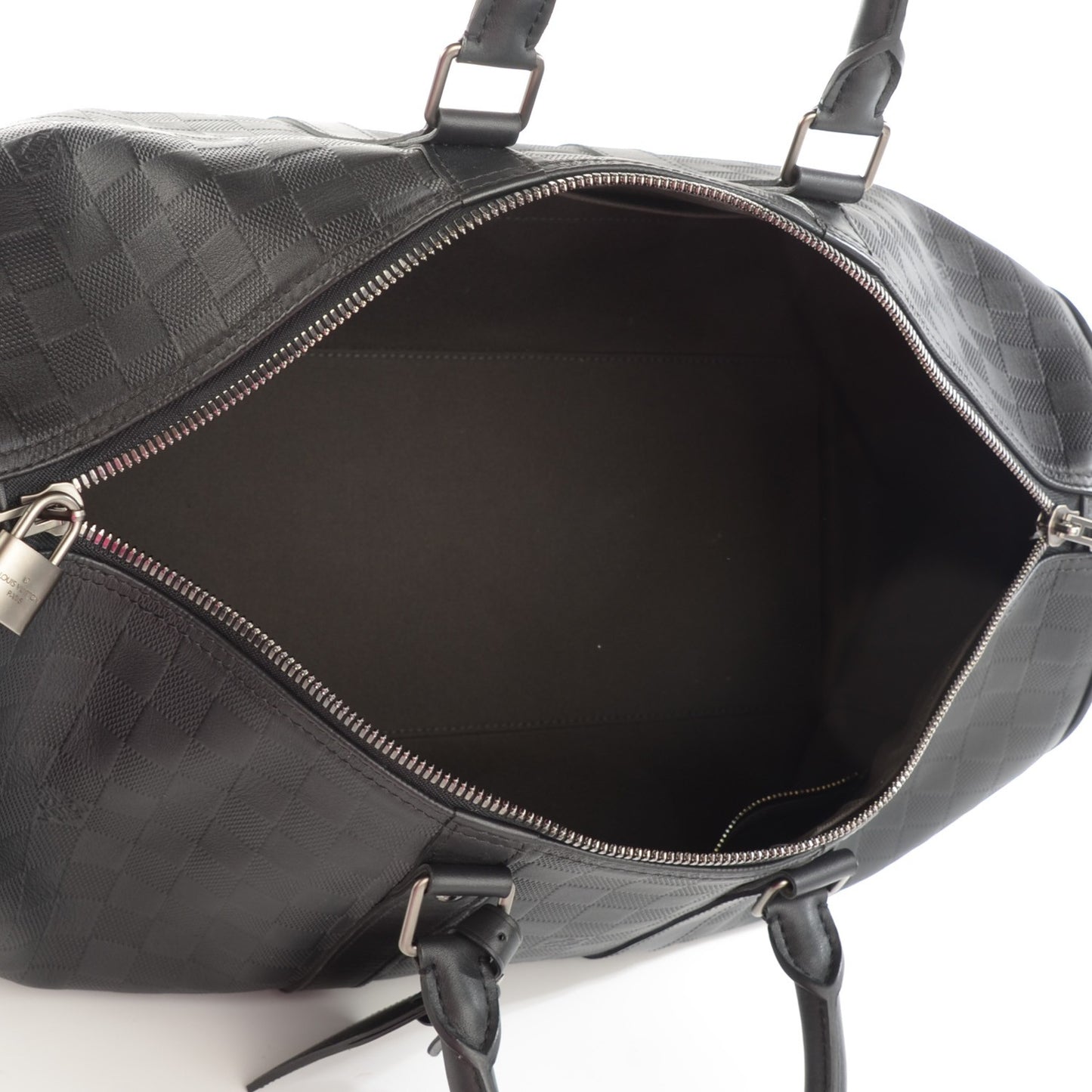 Damier Infini Keepall Bandouliere 45 Onyx