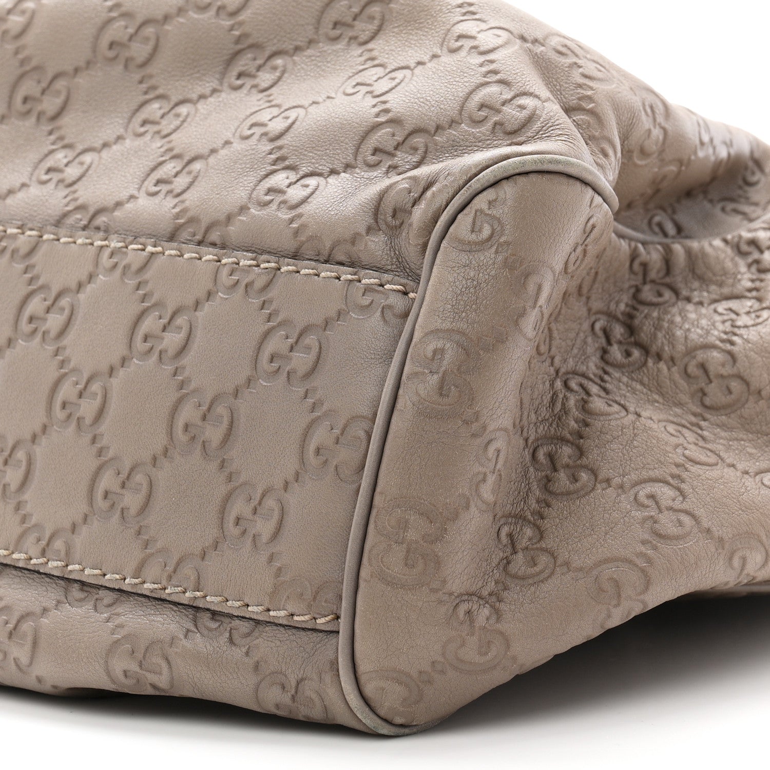 Gucci Guccissima Medium Sukey Tote Taupe 10 of 12