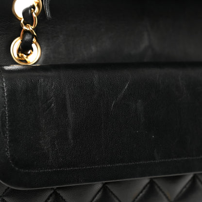 Chanel Lambskin Quilted Medium Double Flap Black 13 of 13