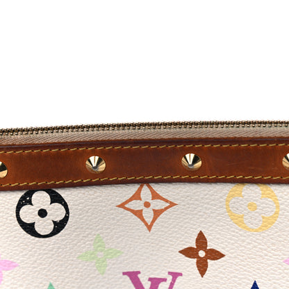 Louis Vuitton Monogram Multicolor Pochette Accessories White 12 of 15