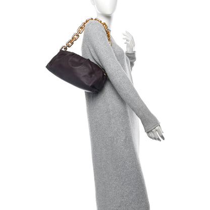 Bottega Veneta Calfskin The Pouch Chain Grape 2 of 10