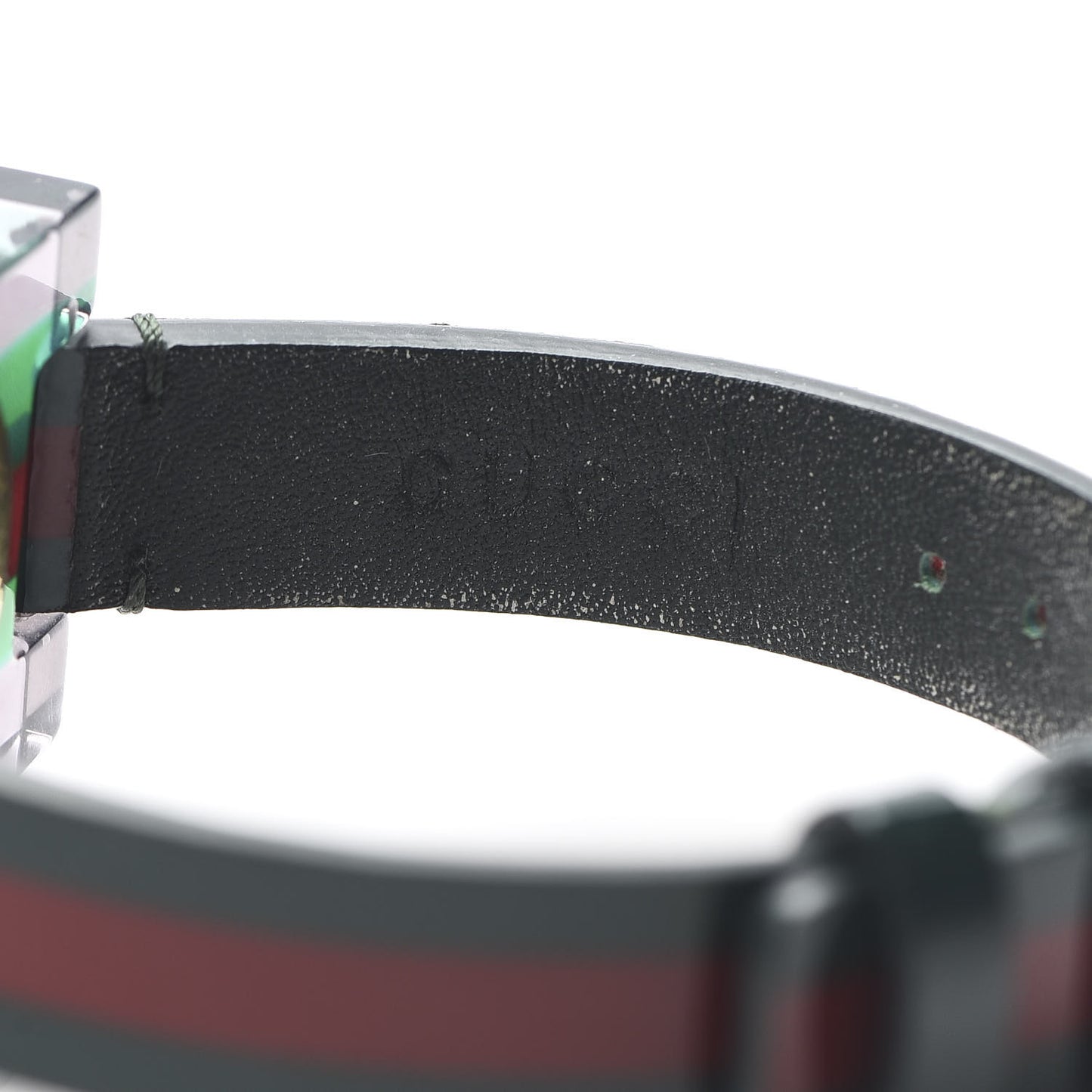 Stainless Steel Calfskin Plexiglass 24mm Skeleton Quartz Watch