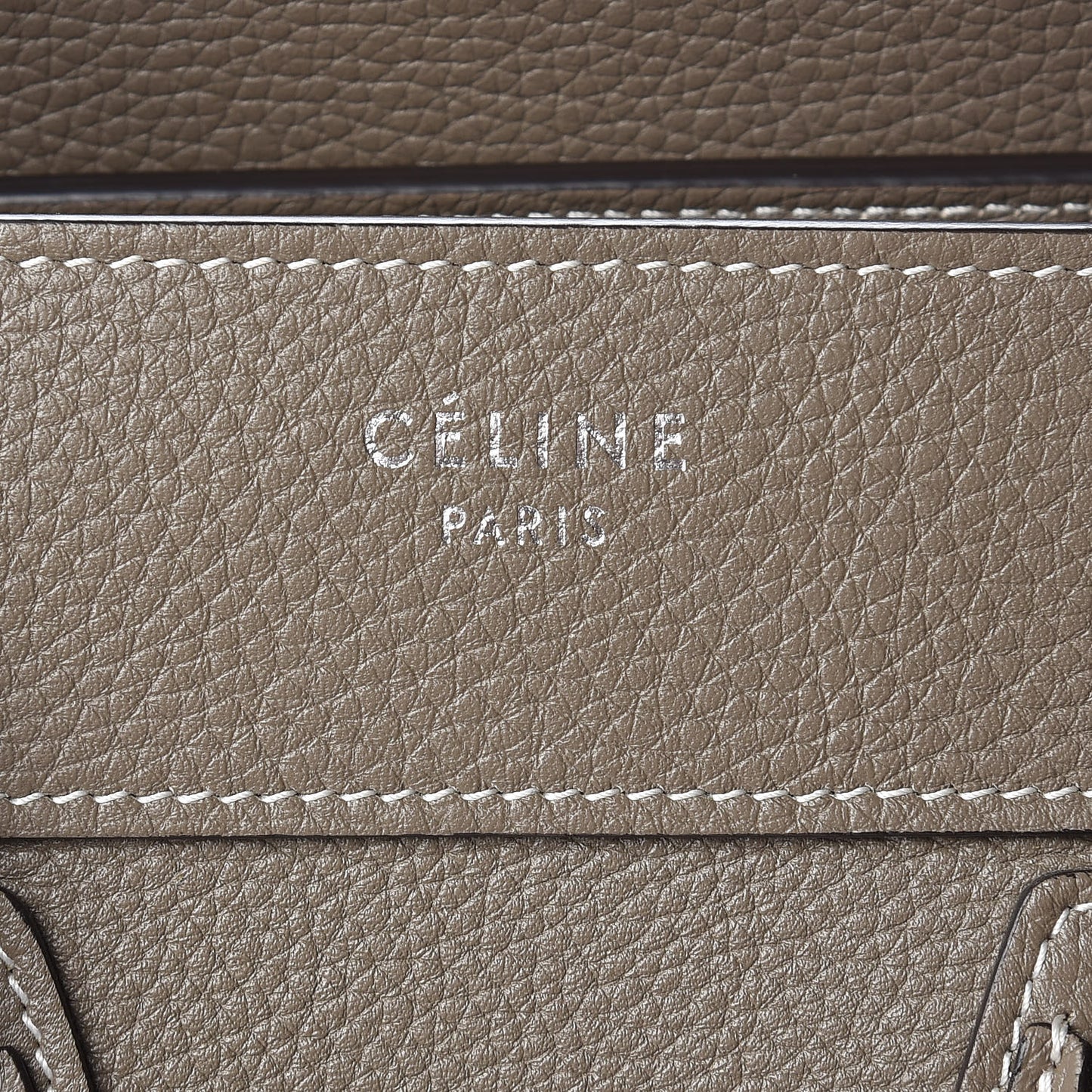 Drummed Calfskin Micro Luggage Souris