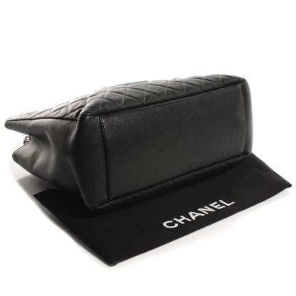 Chanel Caviar Grand Shopping Tote GST Black 4 of 7