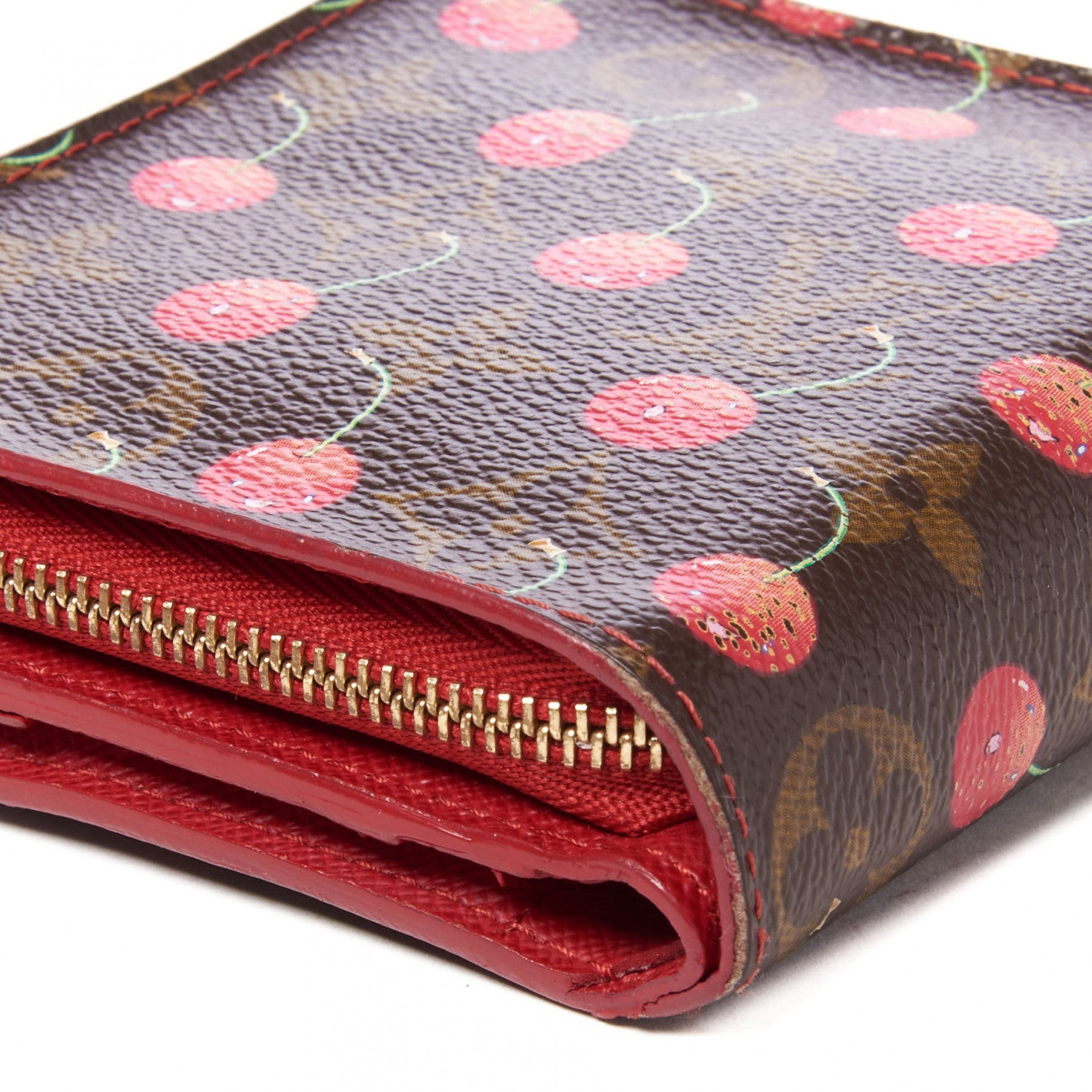 Louis Vuitton Monogram Cerises Compact Zippe Wallet 7 of 8