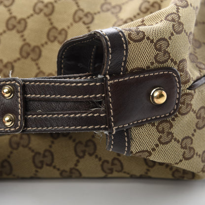 Gucci Monogram Large Wave Hobo Dark Brown 11 of 15