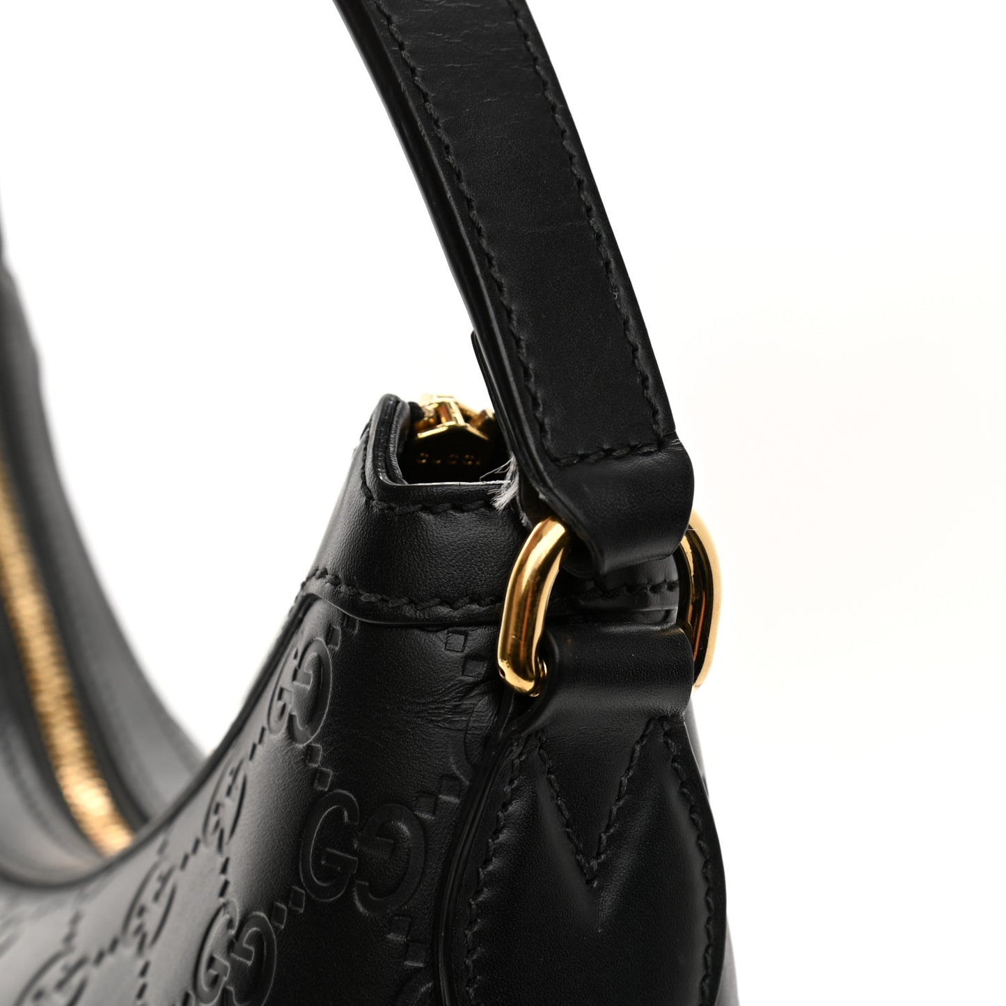 Guccissima Linea A Hobo Black
