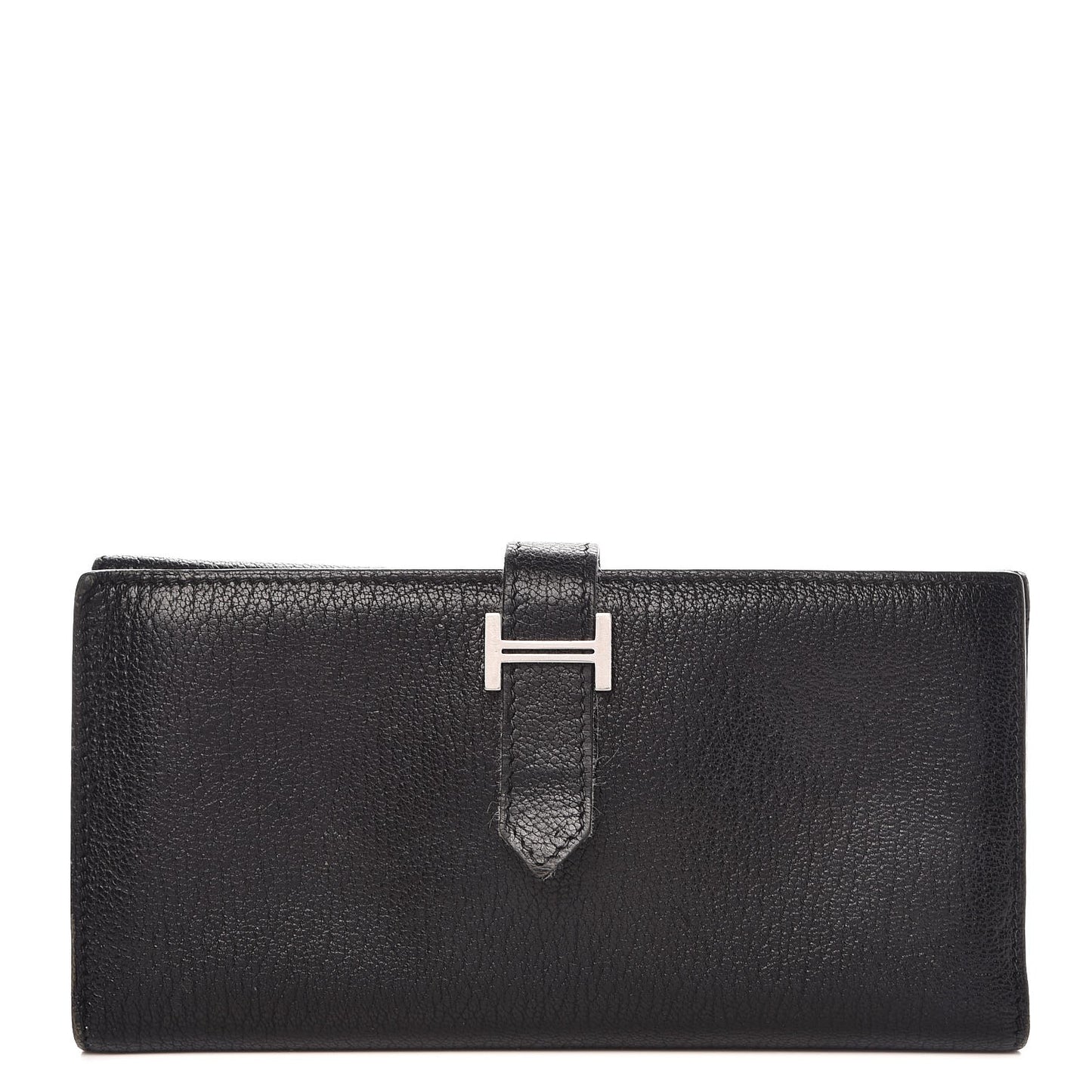 Chevre Mysore Tri-Fold Bearn Wallet Black