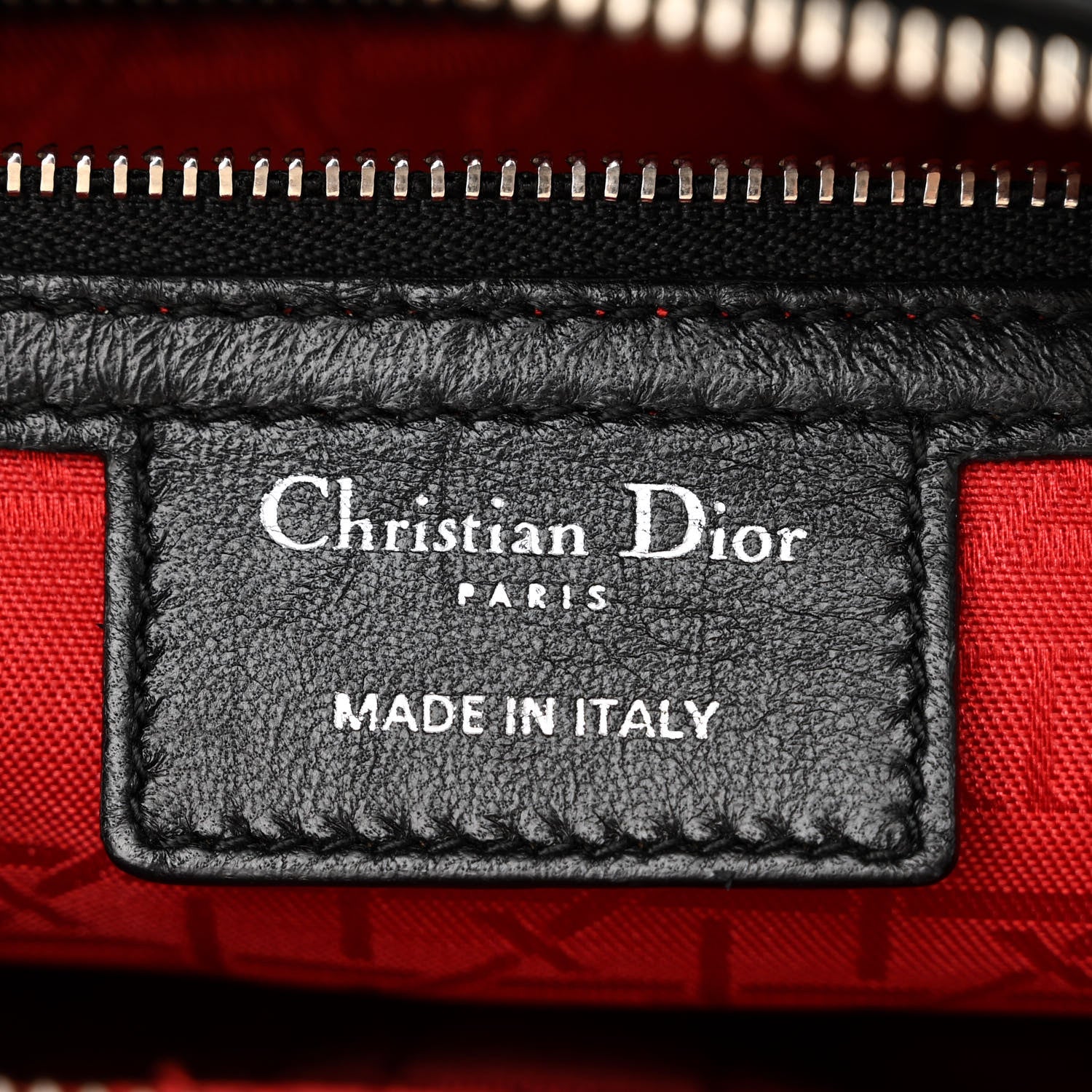 Christian Dior Lambskin Cannage Large Lady Dior Black 6 of 13