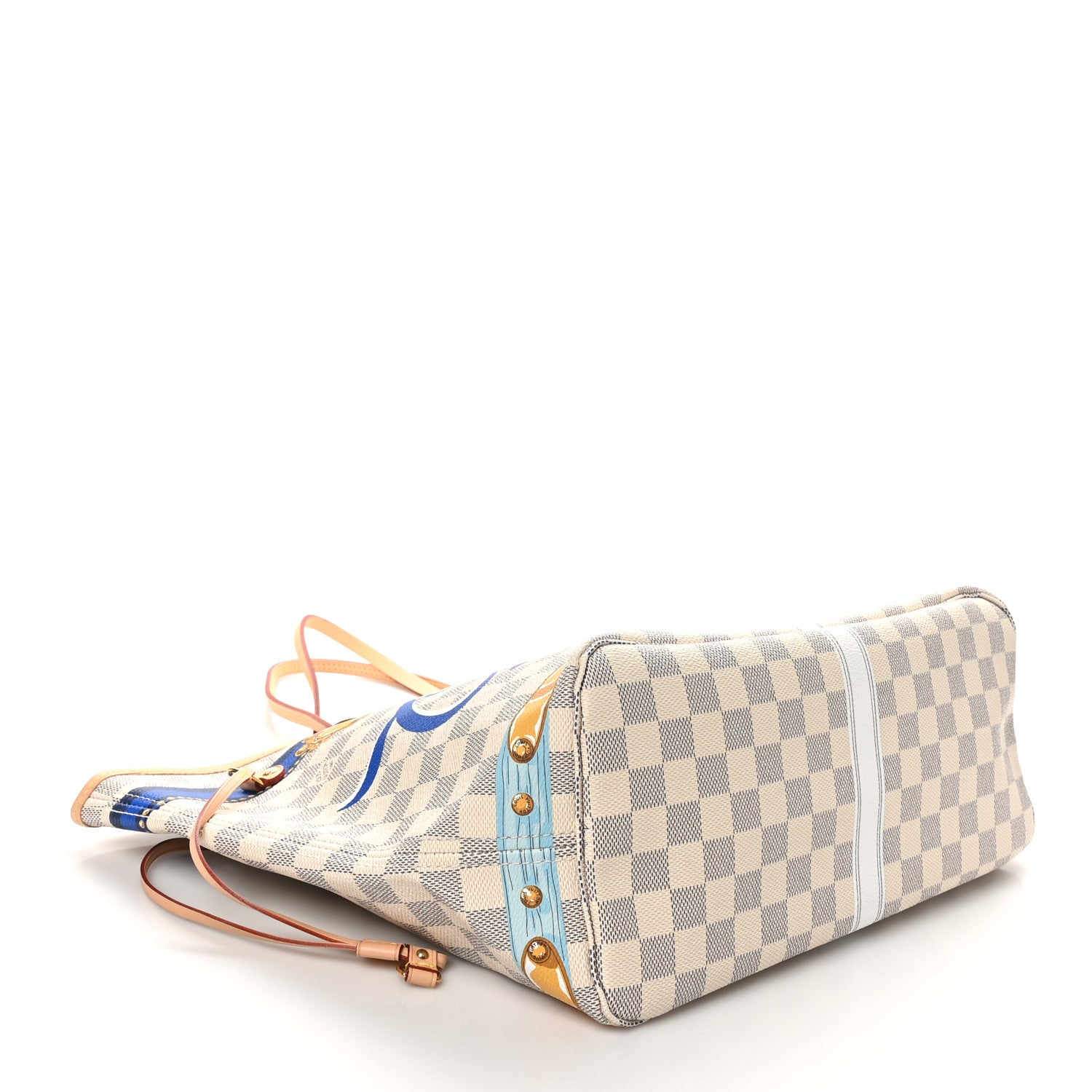 Louis Vuitton Damier Azur Summer Trunks Capri Neverfull MM 5 of 11